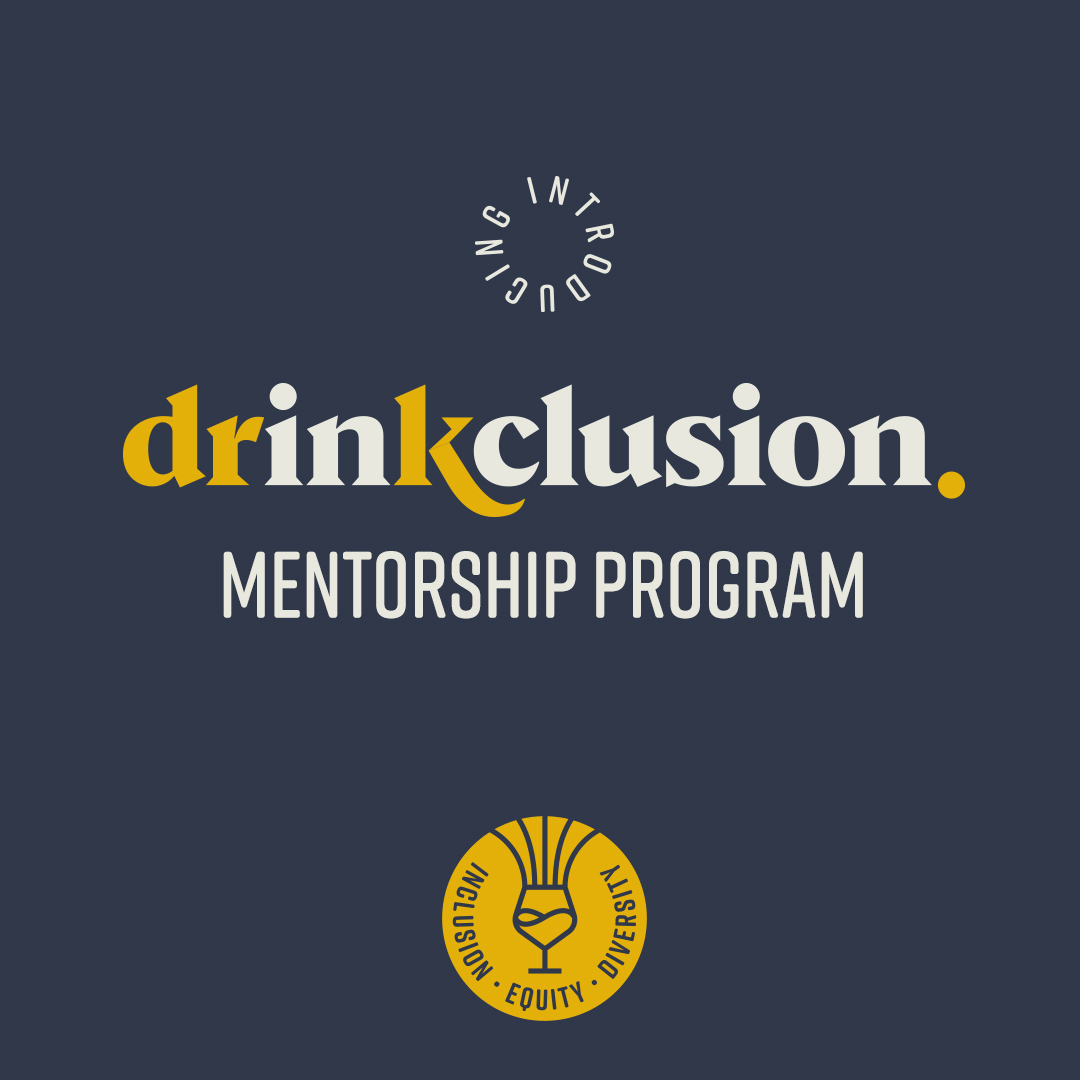 Logo with the following text:

Drinks Ontario
drinklusion.
Mentorship Program
Inclusion, equity, diversity.